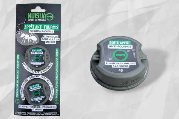 Nuisija Appât Anti-Fourmis — 2 boîtes de 4 g