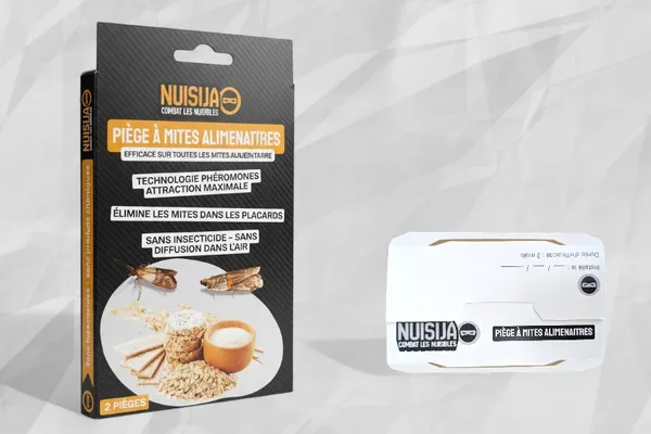 Nuisija Pièges à Mites Alimentaires x2 — technologie phéromones