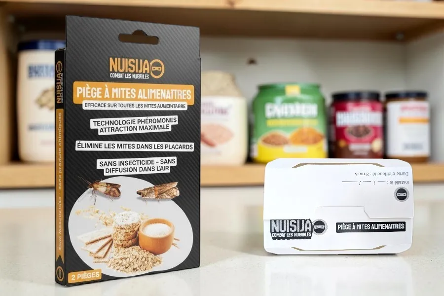 Nuisija Pièges à Mites Alimentaires x2 — technologie phéromones